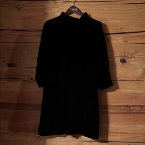 Talbots Black Velvet Dress